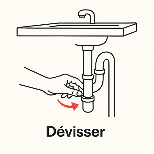 Comment dévisser le siphon