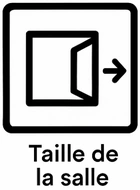 Taille de la salle